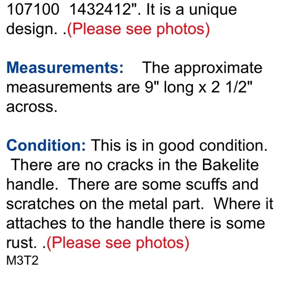 Vintage butterscotch Bakelite pie desert server angle spatula - Picture 10 of 10